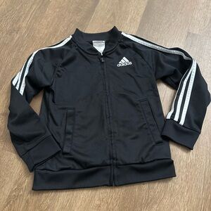 Adidas Black Zip-Up Jacket